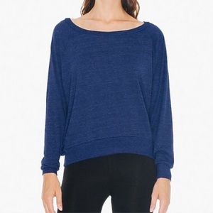 American Apparel Tri Blend Raglan Pullover